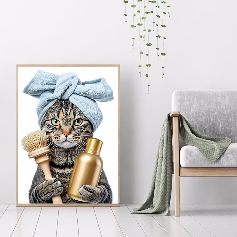 Martini İçen Kedi Küvette Siya - Spa Wellness Images incelemesi ve fiyatı